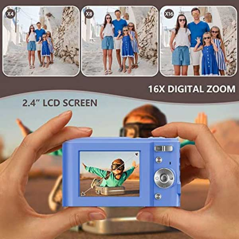 IEBRT Digital Camera,1080P Mini Camera Vlogging Camera